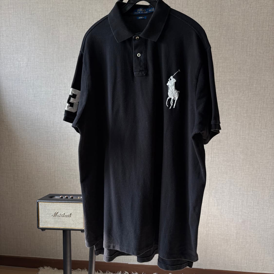 폴로 랄프로렌 빅포니 블랙 반팔 티셔츠 2XL 상품이미지5