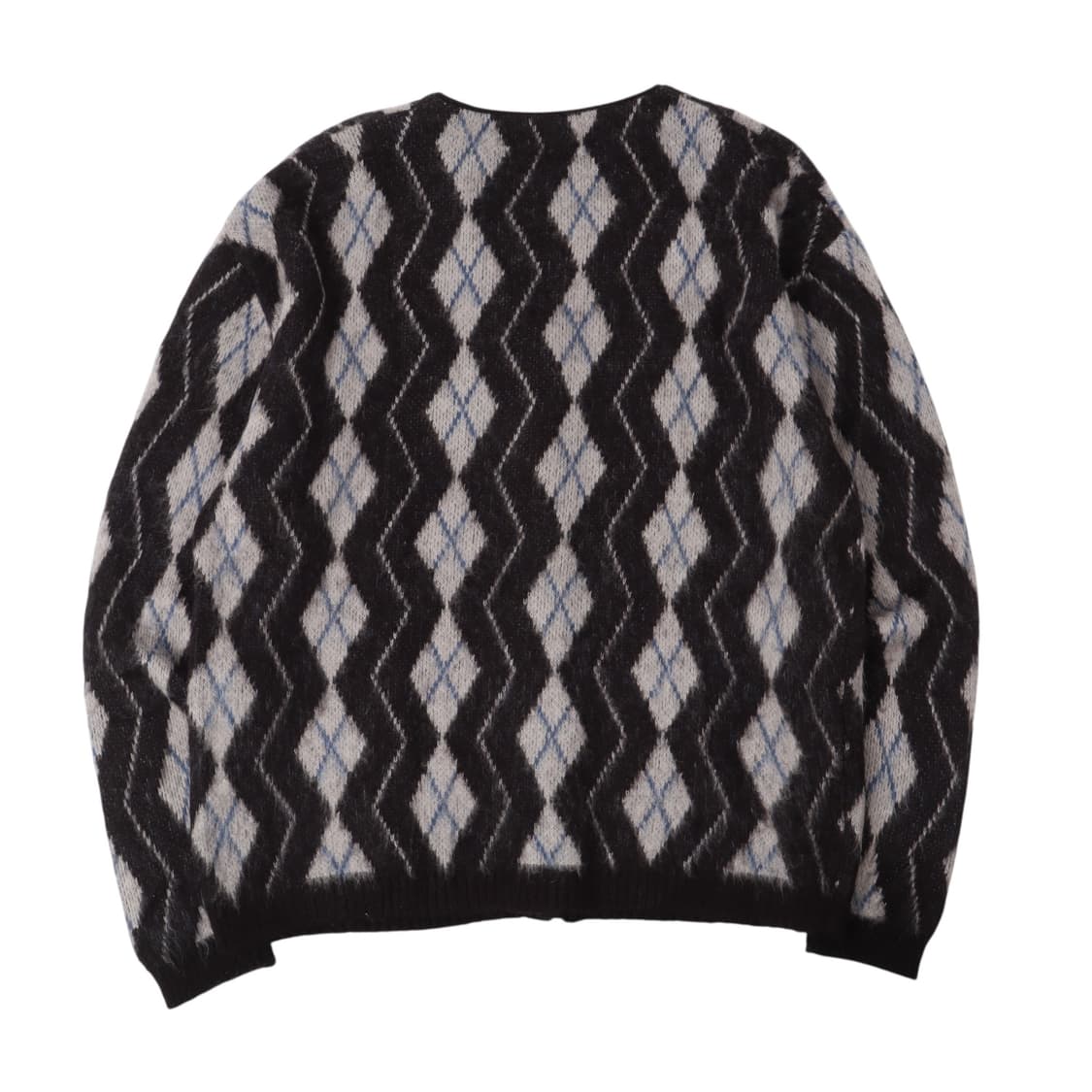 Even and odd 아가일 모헤어 니트 가디건 상품이미지5