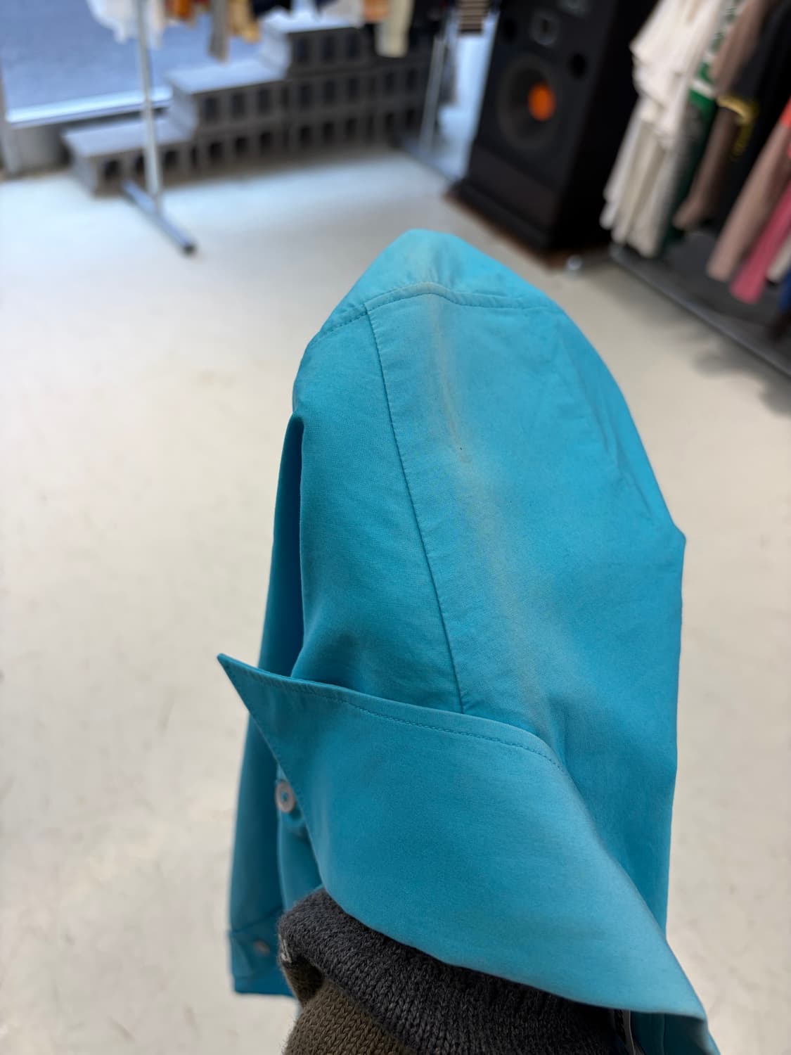 Jil Sander 비비드 블루 미니멀 셔츠 상품이미지7