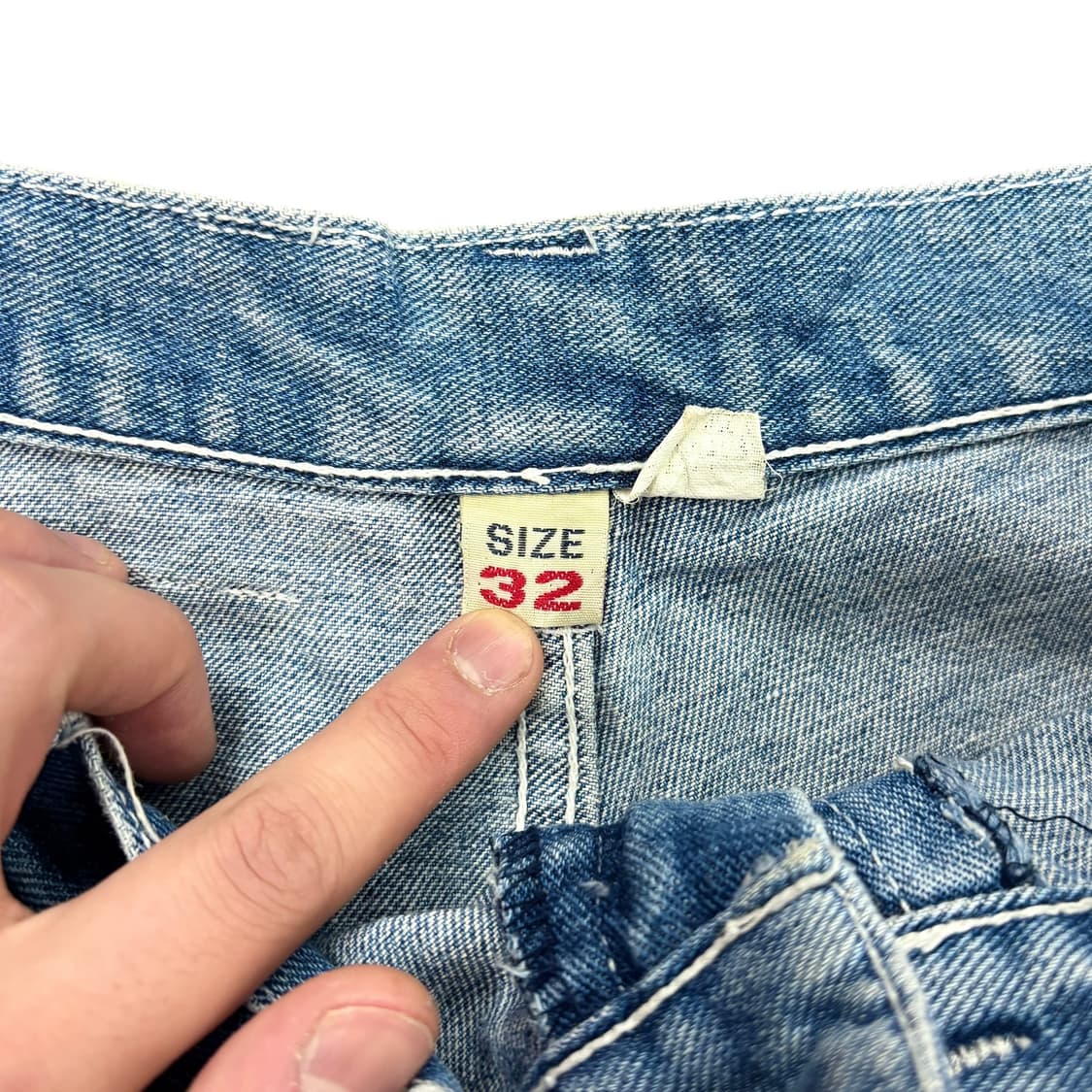 (32) 90s 피엔푸 빈티지 올드스쿨 힙합 카펜터 와이드 데님 팬츠 상품이미지6