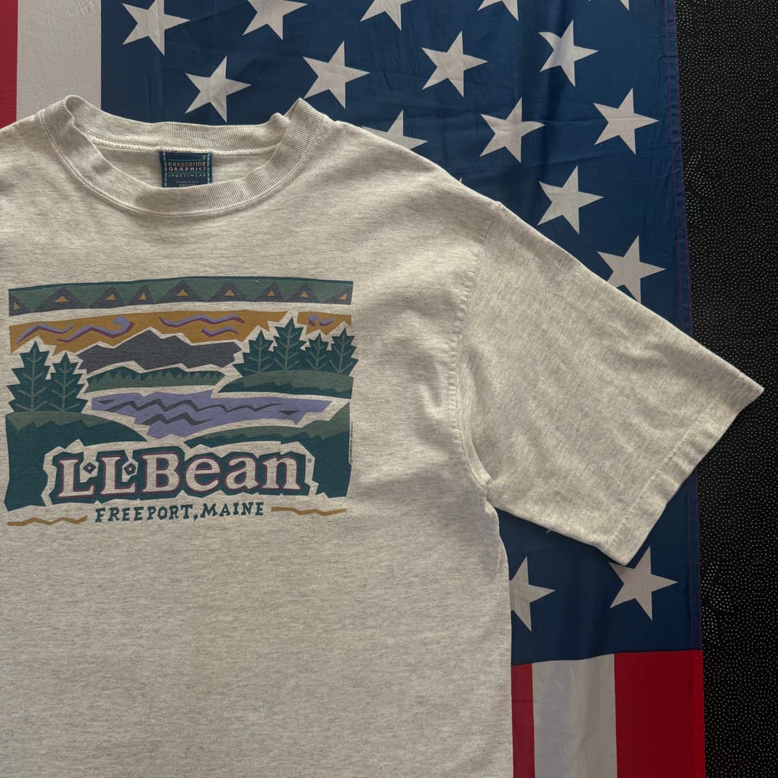 LLBean 엘엘빈 프리포트 메인 그래픽 반팔 티셔츠 상품이미지5