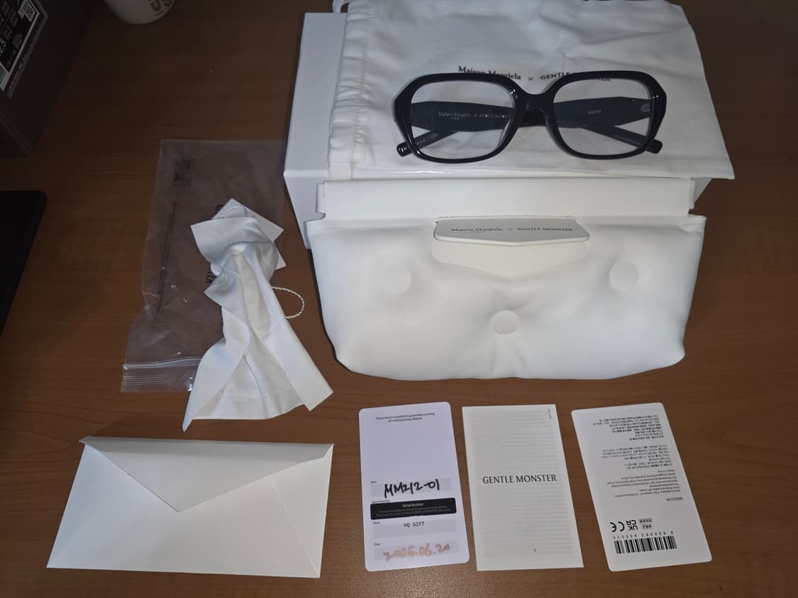 젠틀 몬스터 x 메종 마르지엘라 MM212 블랙 클리어 상품이미지1