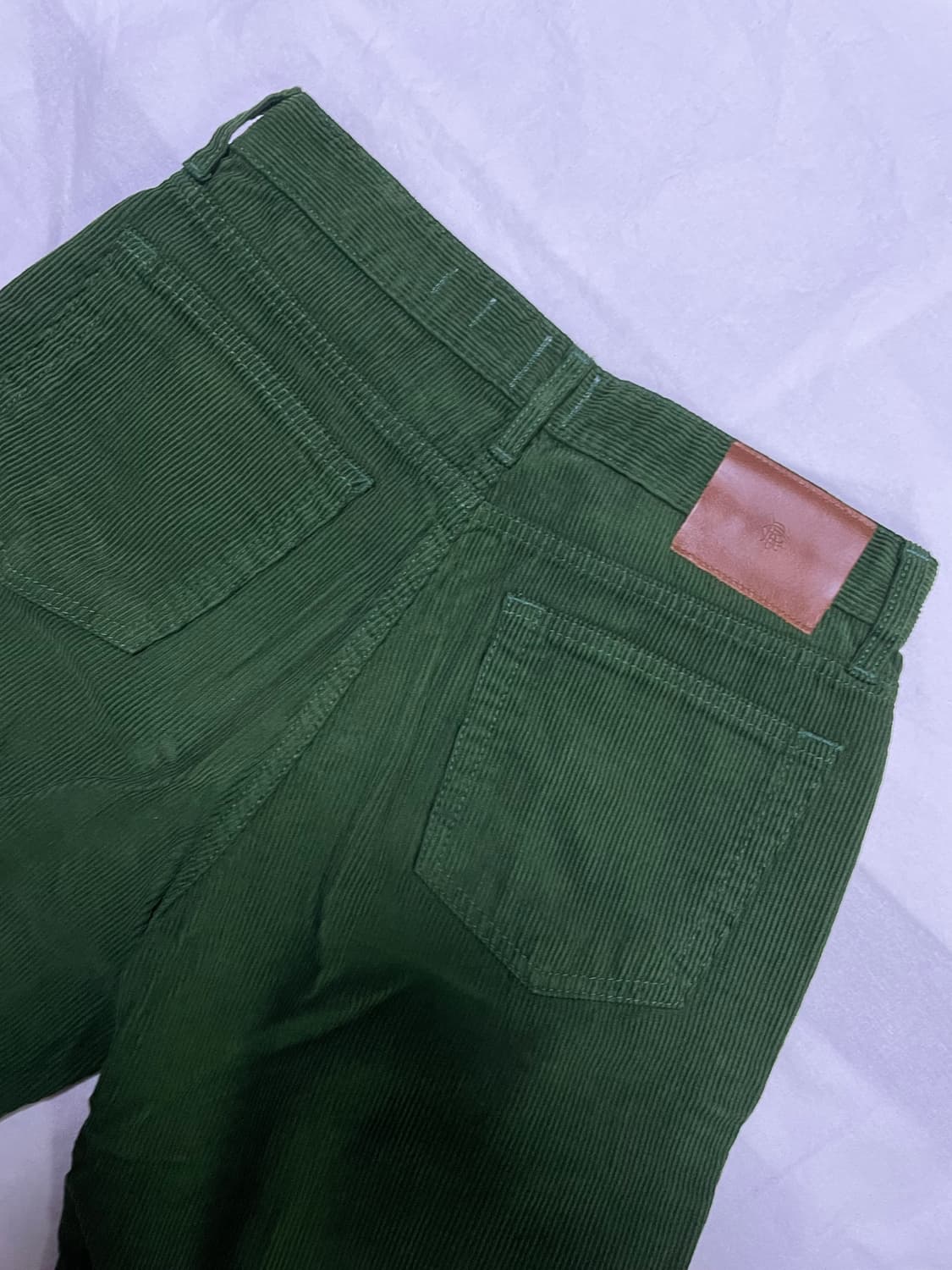 S) 로얄시티파크 코듀로이 그린 팬츠 상품이미지4