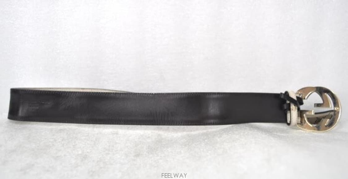 구찌/남녀공용GG로고인터로킹벨트(허리27~28)정품 상품이미지6