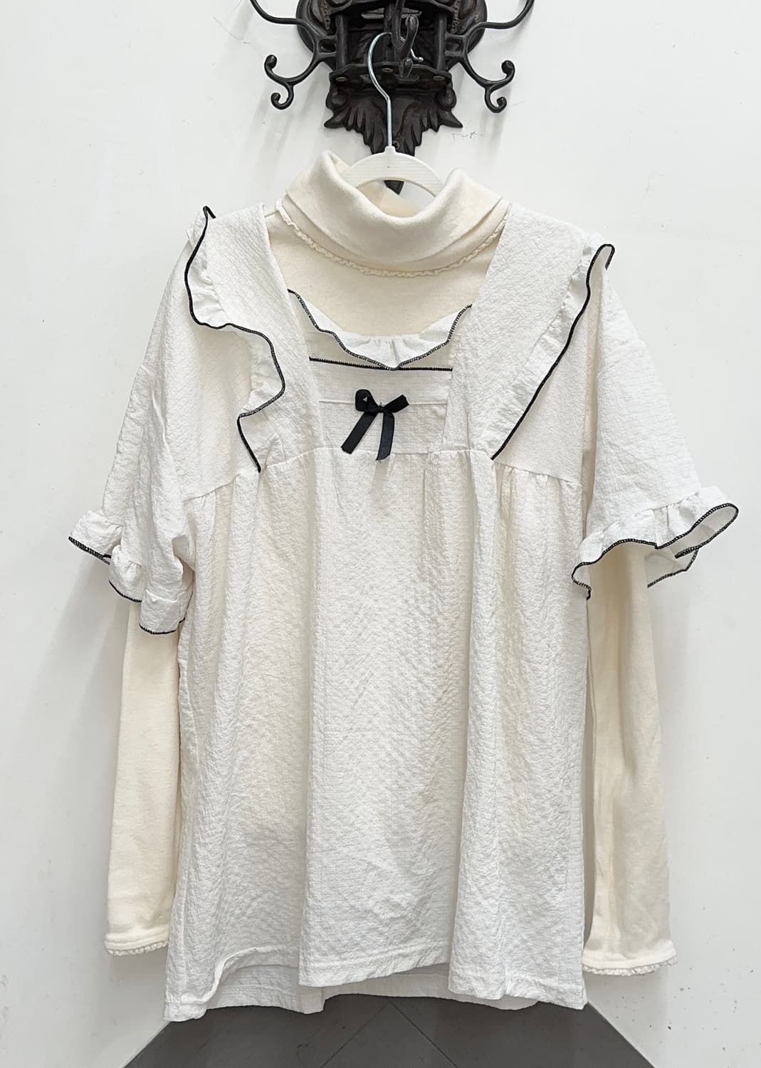 🌙히메갸루 달천깔 코디세트🌙 블라우스 미니스커트 레이어드 러블리 상품이미지3