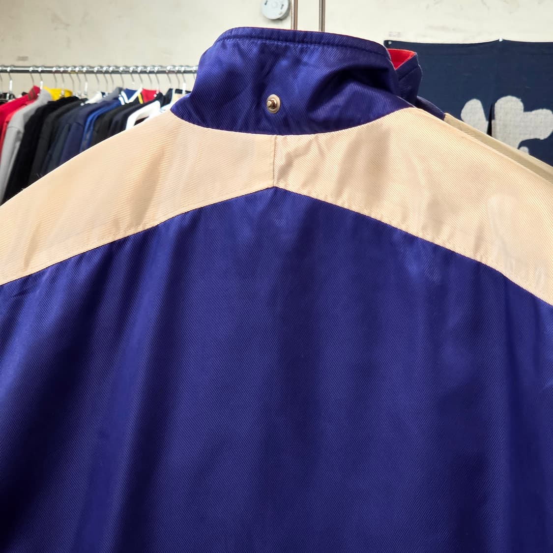 챔피온 일본판 올드스쿨 레드 배색 바람막이 상품이미지7