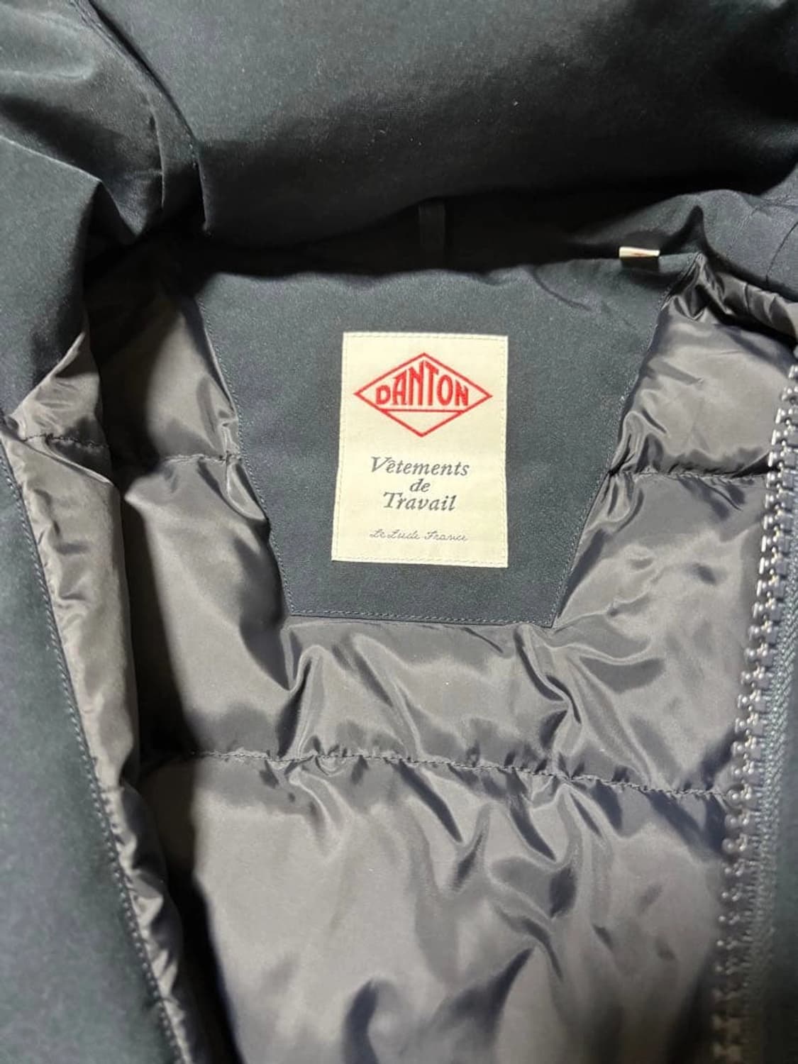 단톤 네이비 다운 파카 상품이미지5