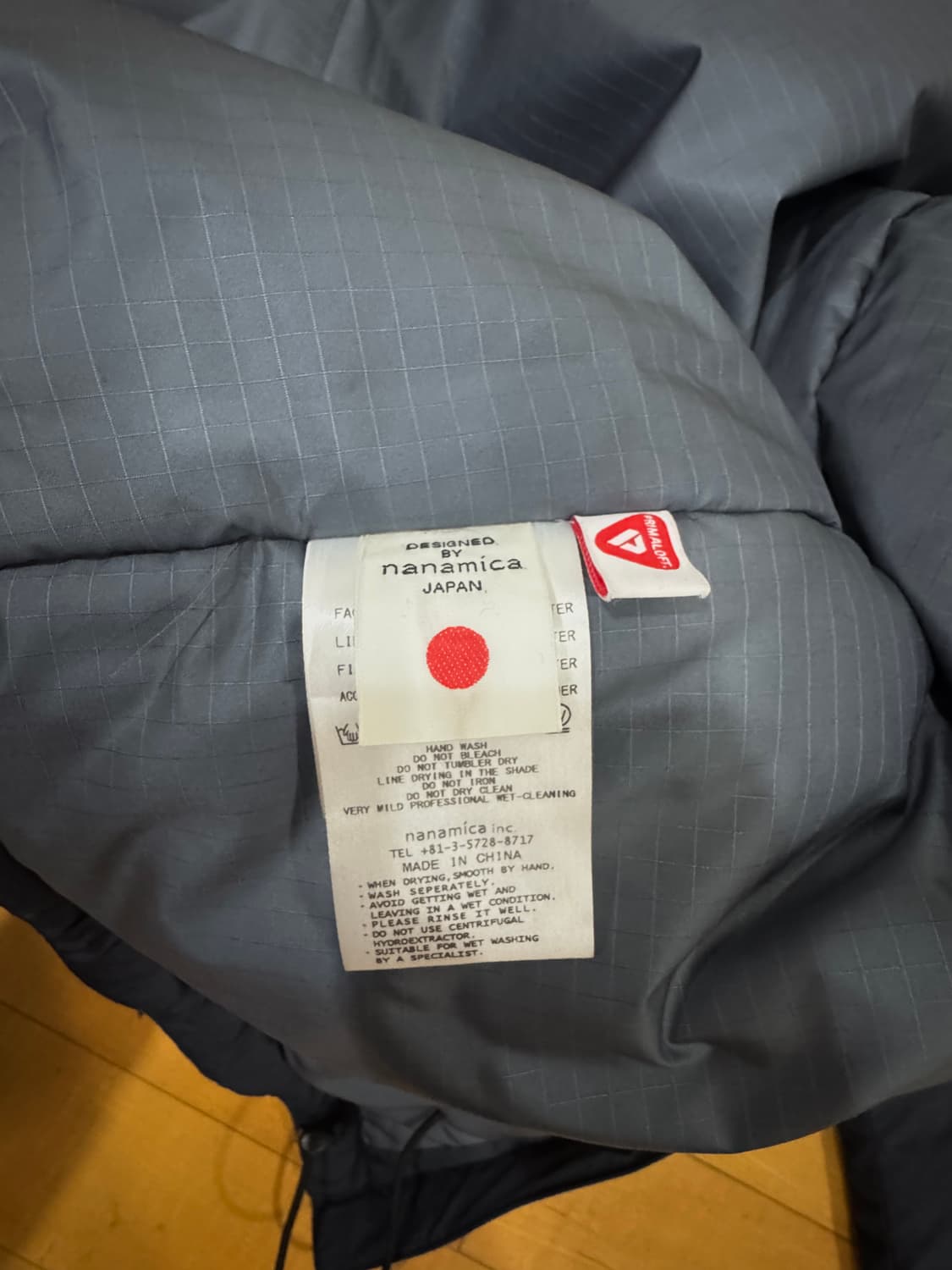 나나미카 인슐레이션 패딩 자켓 M 네이비 상품이미지6