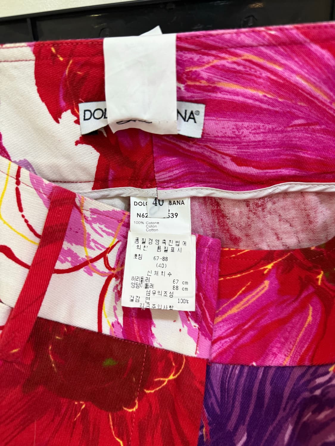 돌체앤가바나 플라워 팬츠 정품 상품이미지4