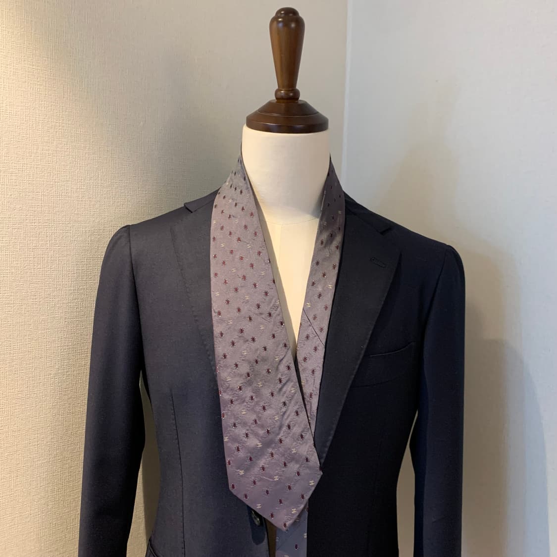 샤넬(CHANEL) CC 모노그램 명품넥타이 A등급 빈티지 상품이미지1