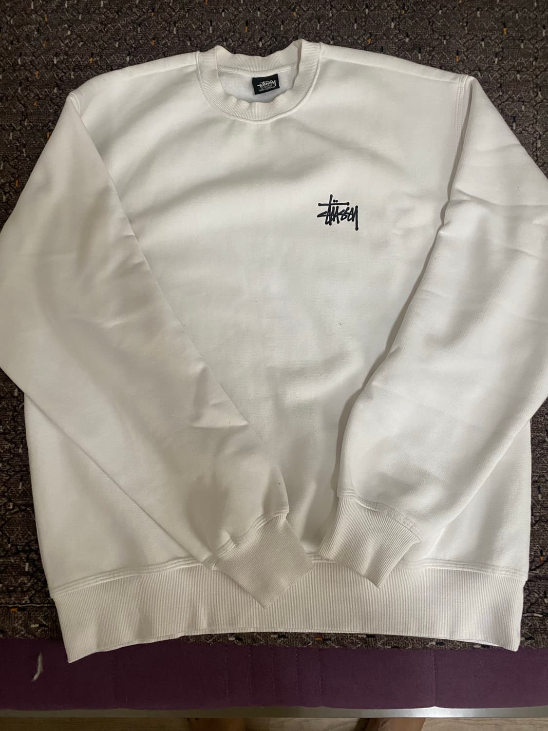 스투시 흰색 맨투맨 XL 상품이미지1