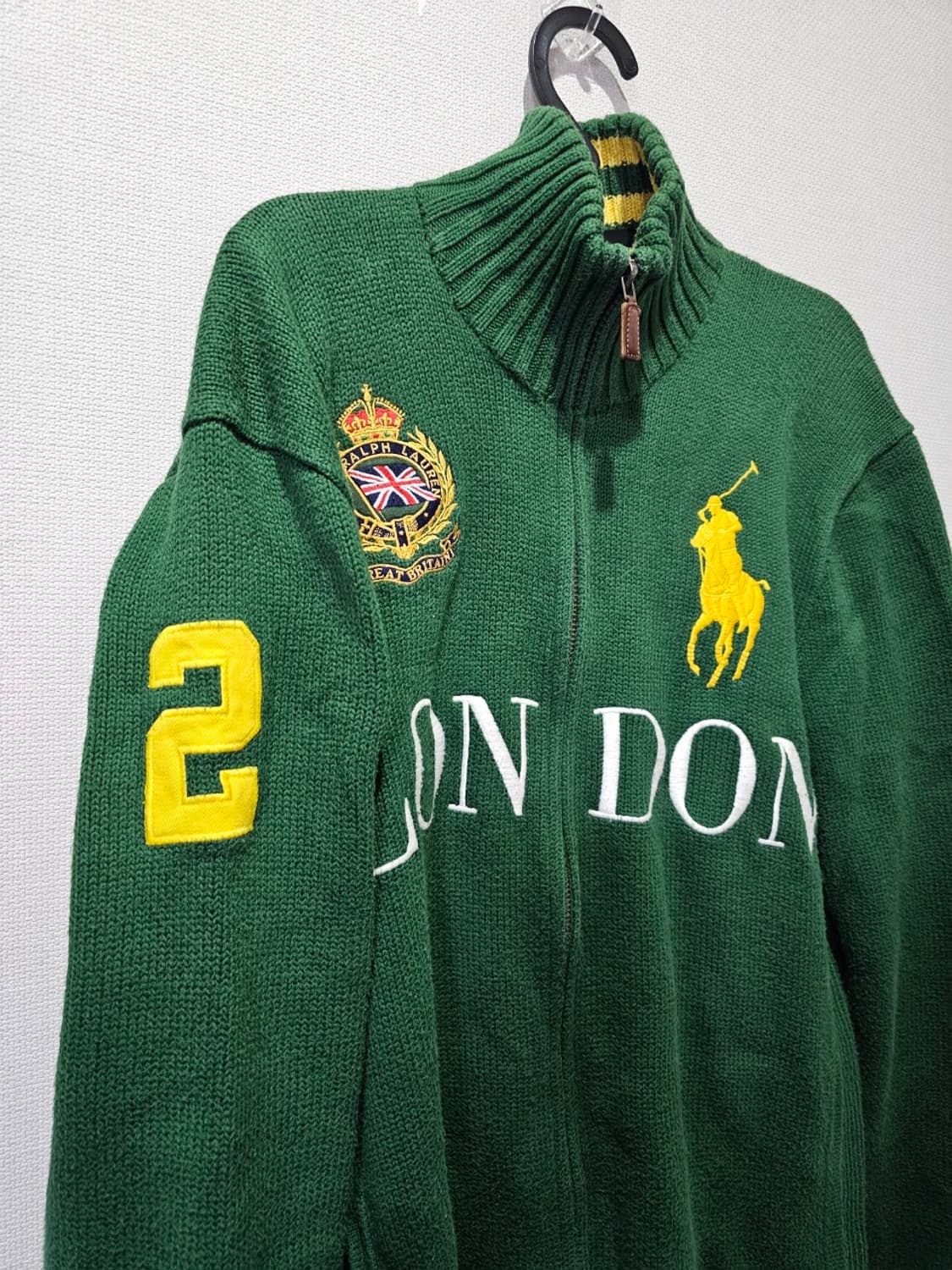폴로 POLO 그린 런던 치프키프 니트 집업 100 / L 상품이미지2