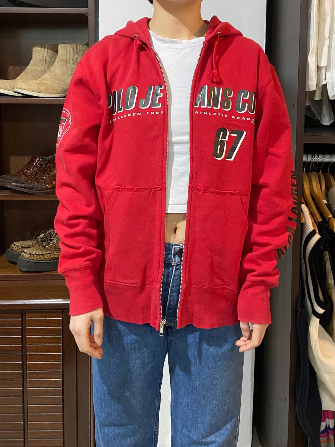 POLO JEANS y2k hood zip-up 상품이미지8