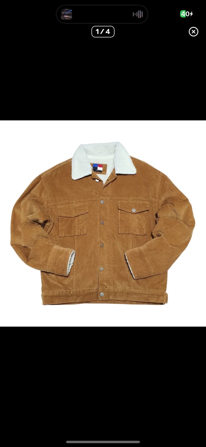 (바배) 아워히스토리 코듀로이 양털 자켓 상품이미지1