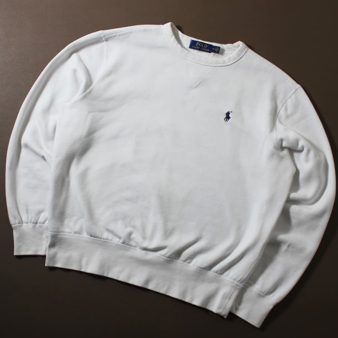 Polo 폴로 랄프로렌 화이트 기모 맨투맨 상품이미지2