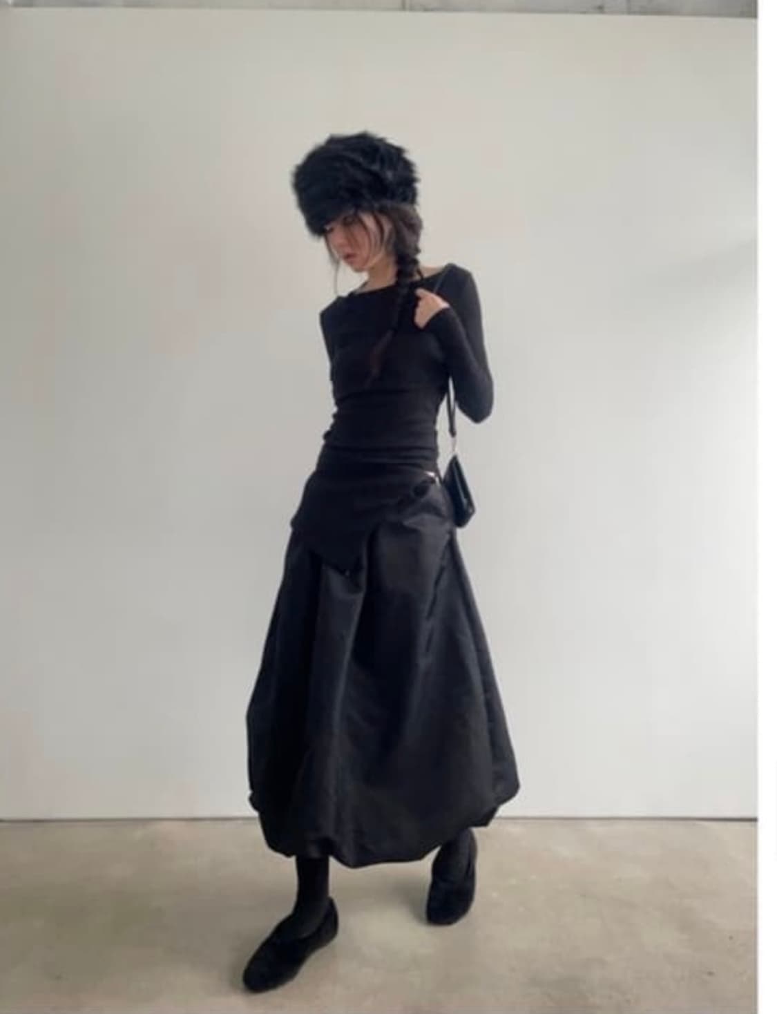 아델리오 벌룬 롱스커트 상품이미지2