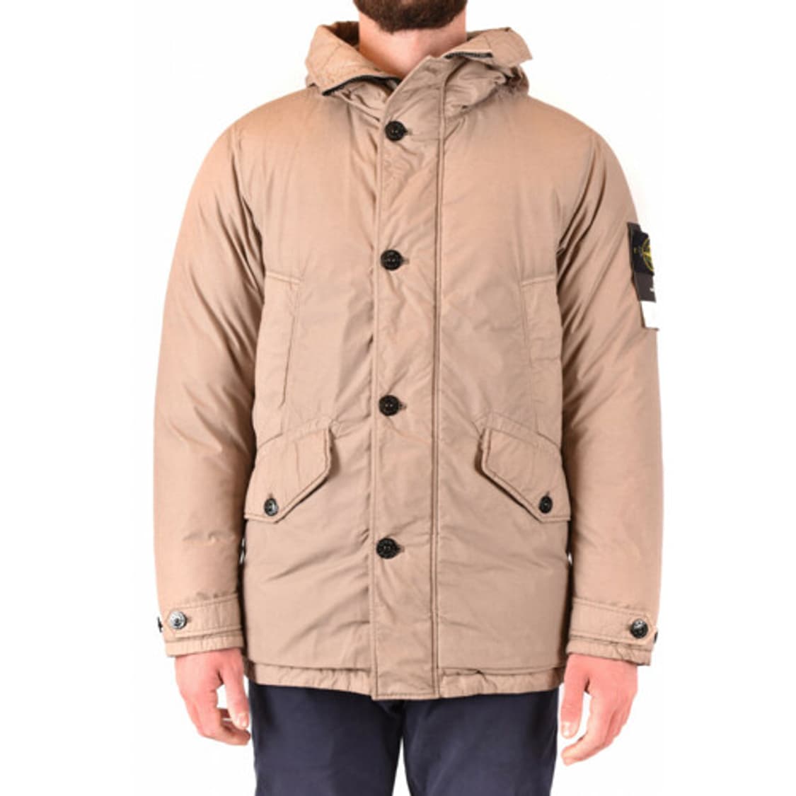 스톤아일랜드 20FW 나슬란 후드패딩/다크베이지/L 상품이미지6