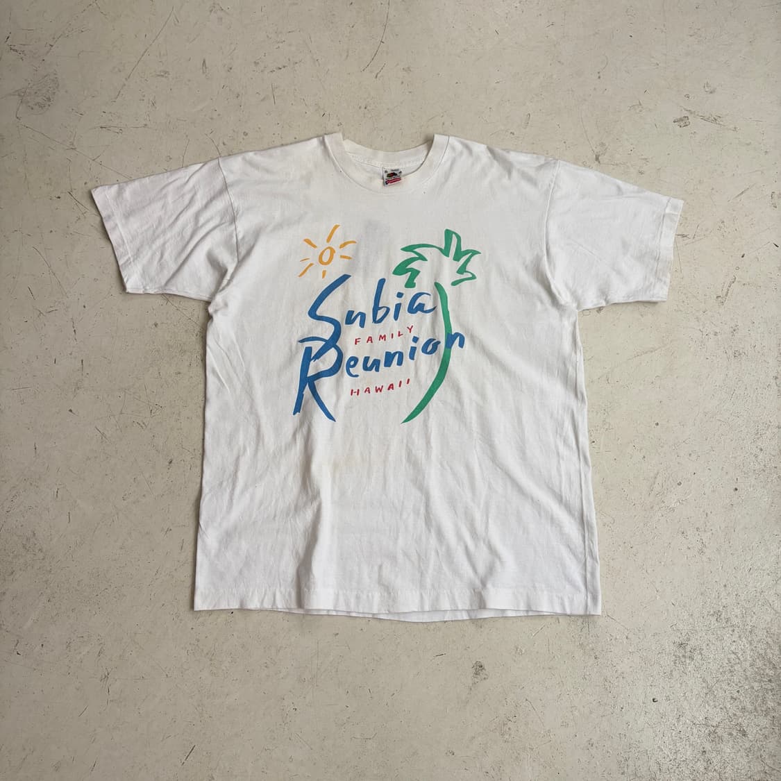 90s USA 빈티지 싱글스티치 반팔티 XL 상품이미지1