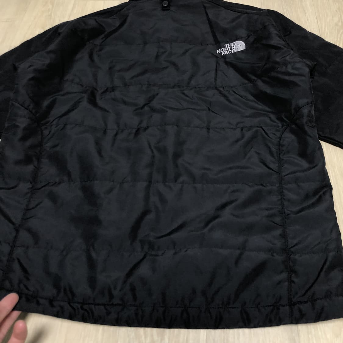 (M) 노스페이스 NORTH FACE 하이넥 블랙 점퍼 상품이미지9