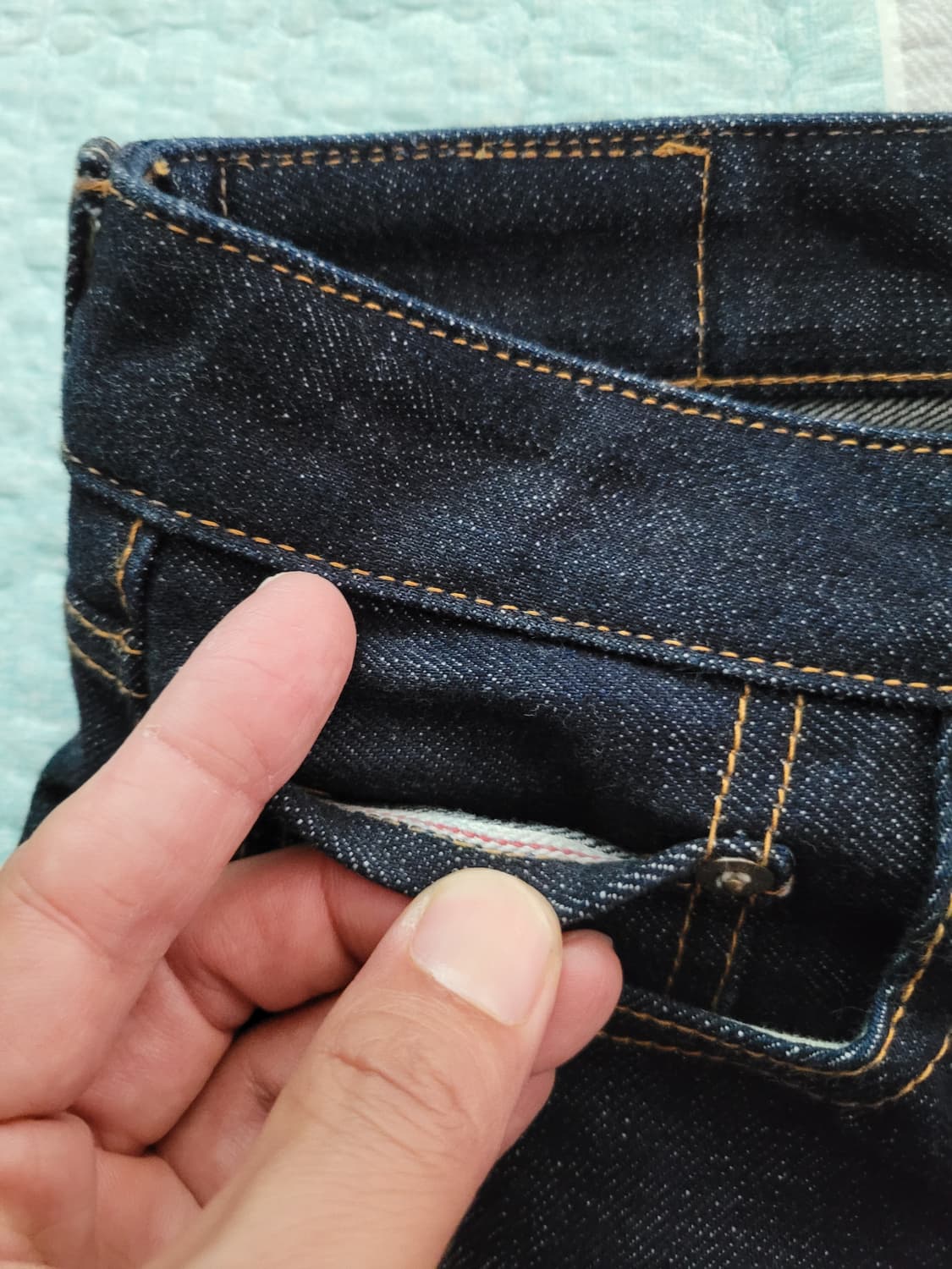 재팬블루진 Japan Blue jean. 14온스 셀비지 테이퍼드진 26 상품이미지5