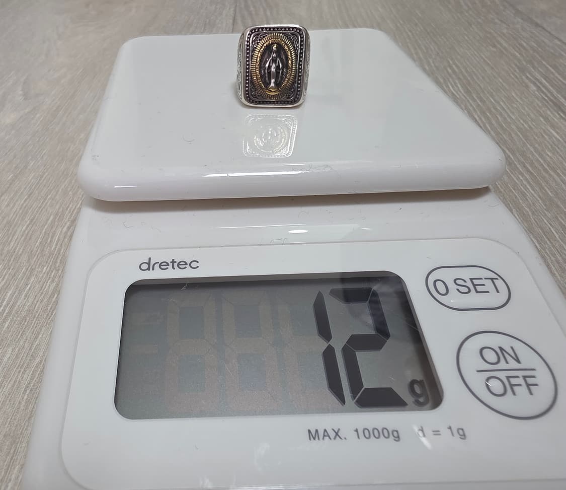 실버925 성모 마리아 반지 상품이미지3