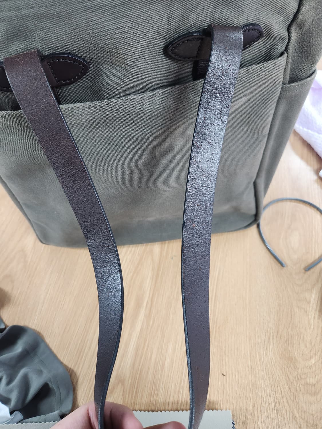 필슨 260 오터그린 토트백 품절컬러 Made in USA🇺🇸 상품이미지4