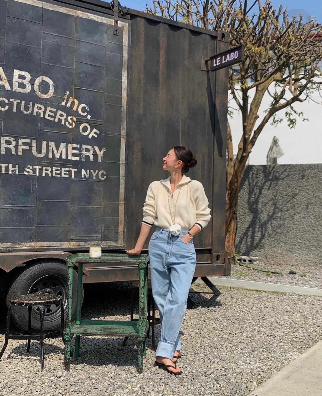 얼바닉30 요트 집업 니트 상품이미지7