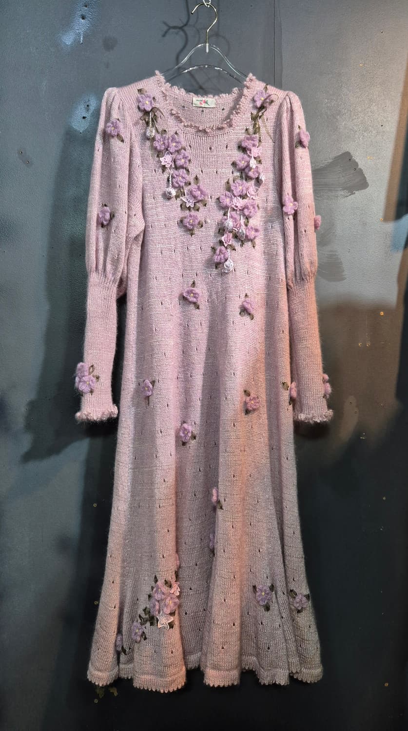 뜨개 니트 울원피스 S 상품이미지1