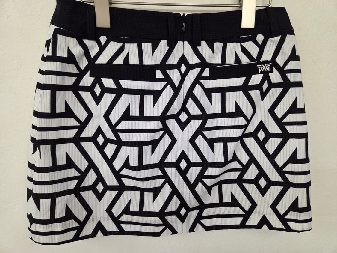 PXG 골프 스커트 M 블랙/화이트 패턴 상품이미지3