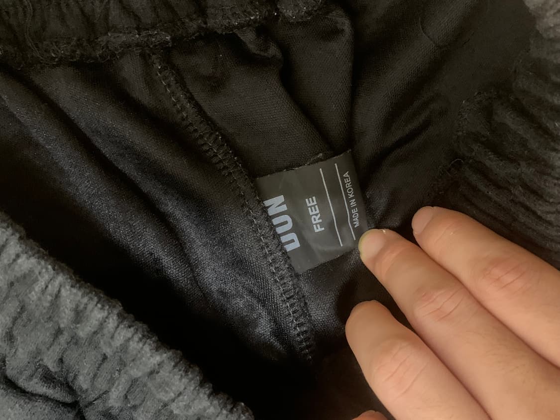 키비논 버뮤다 사이드 스냅 버튼 8부 와이드 트레이닝 팬츠 상품이미지7