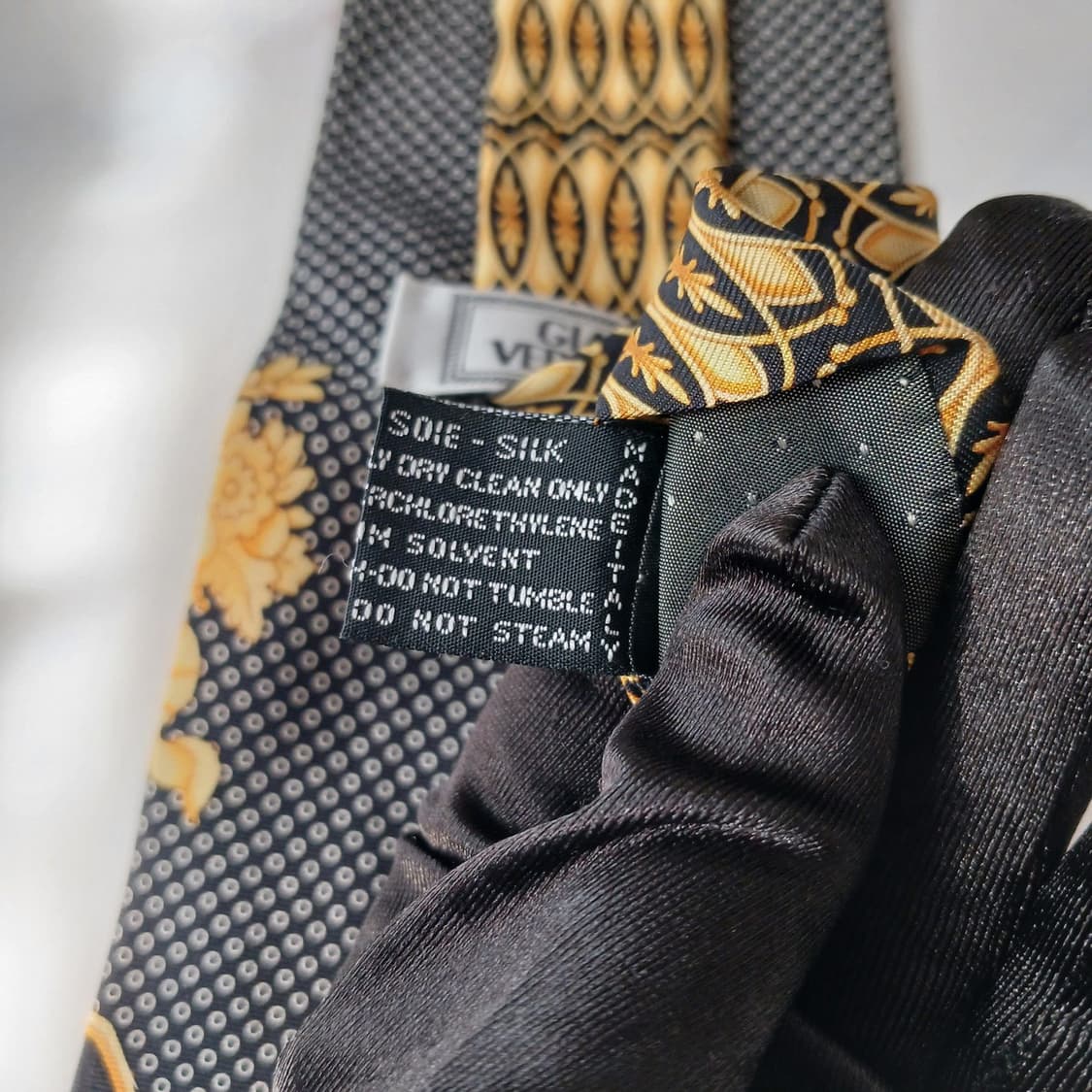 베르사체 실크 바로크 패턴 넥타이 9.8cm A+~A등급 A19057
 상품이미지9