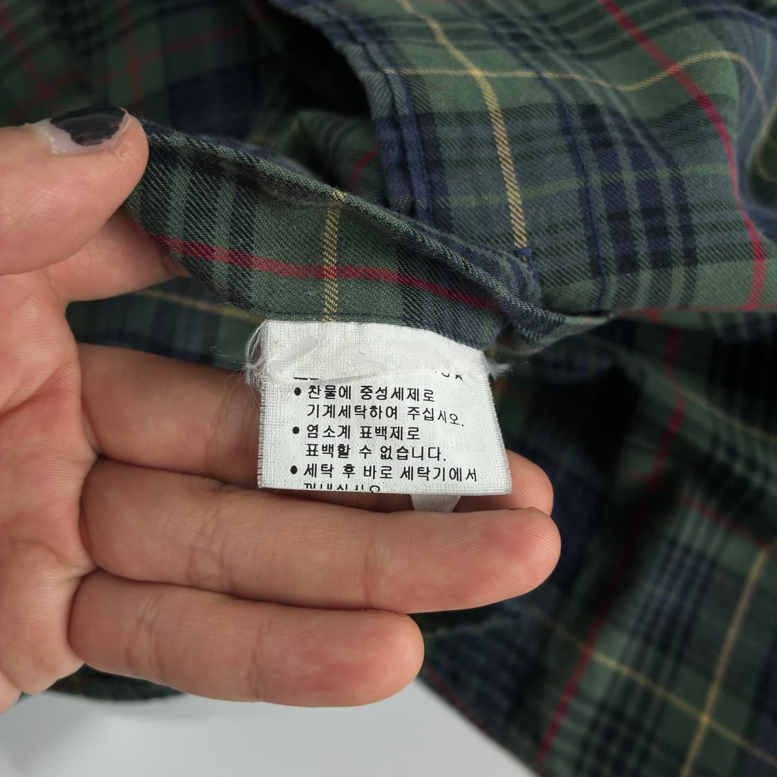 Polo  폴로 랄프로렌 90,s 타탄체크 셔츠 상품이미지5