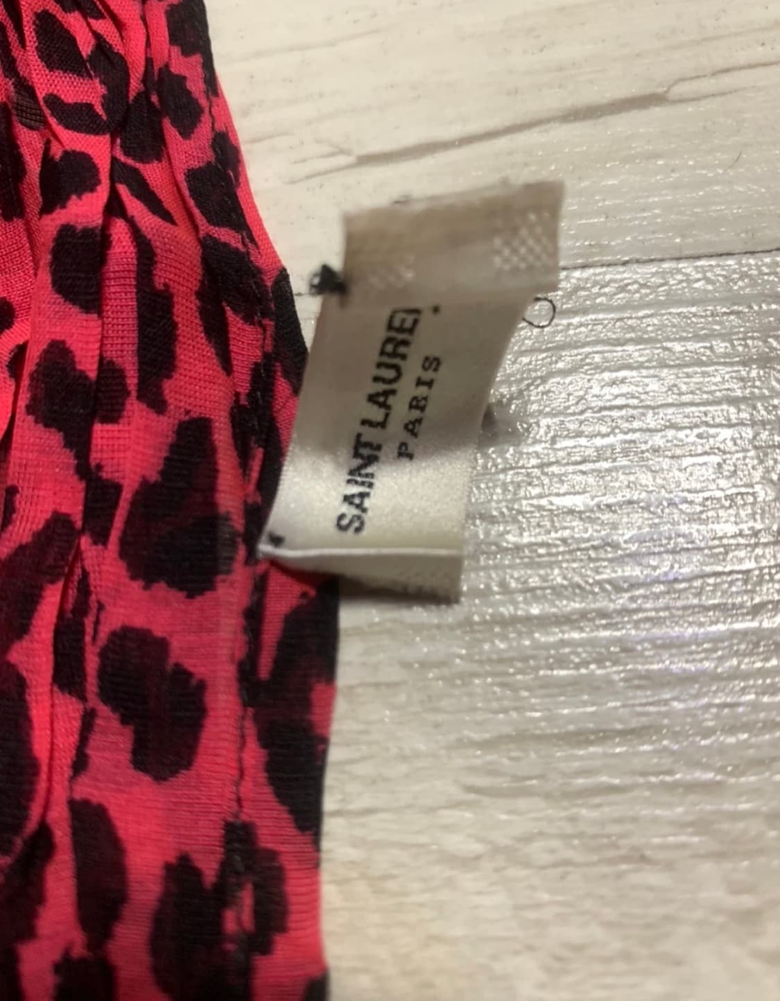 생로랑 Red leopard Scarf 상품이미지2