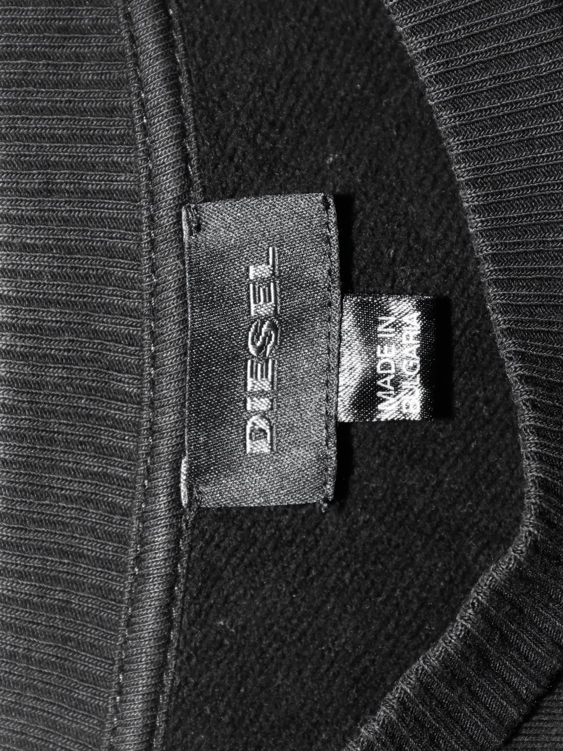 디젤 블랙 집업 맨투맨  상품이미지4