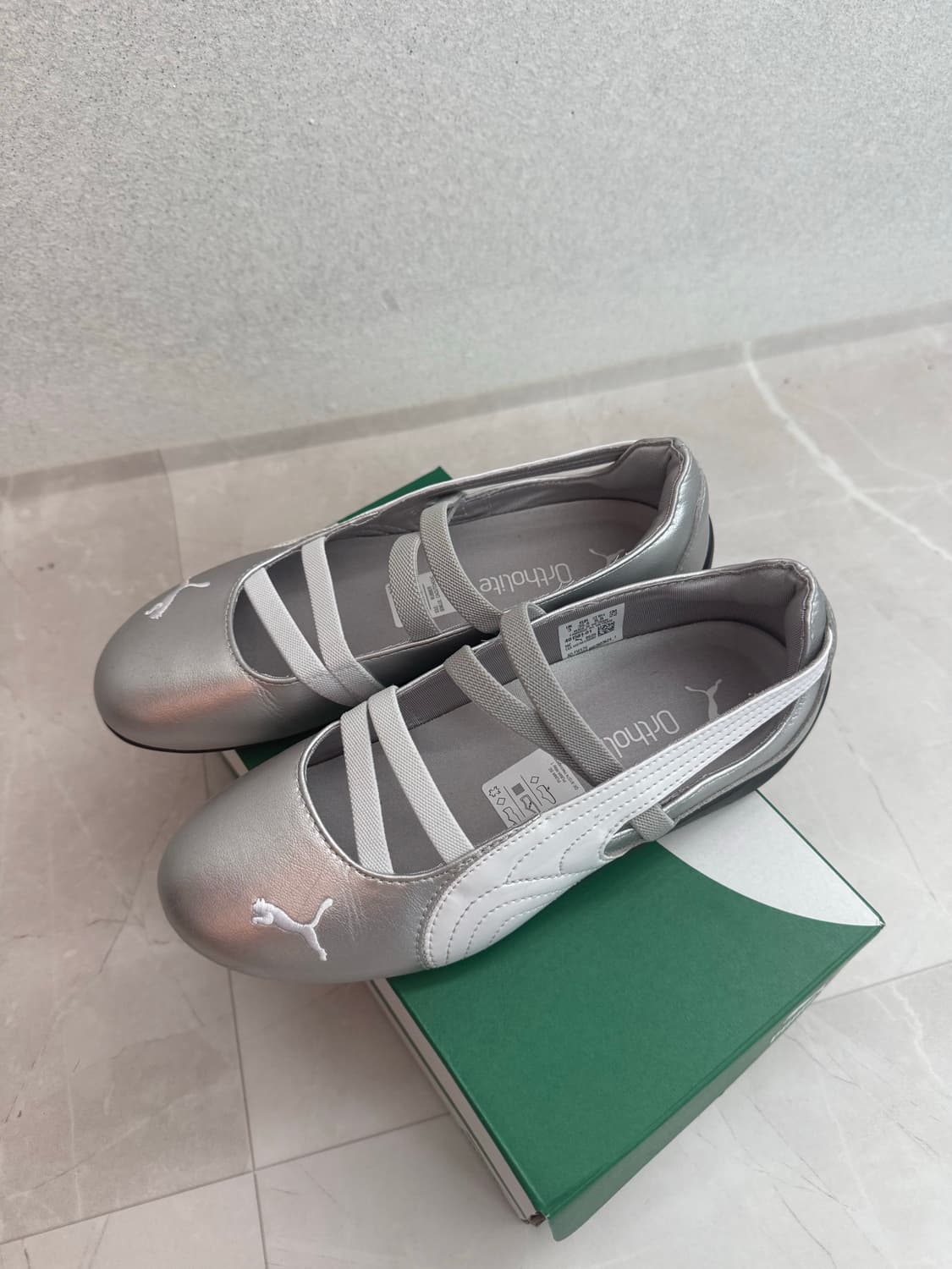 푸마 스피드캣 발레 메탈릭 실버 220 상품이미지1