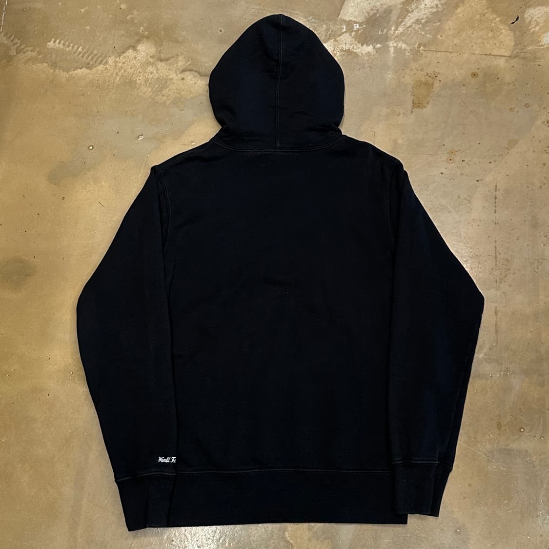 M 슈프림 15ss 크롬 아치 로고 블랙 후드티 상품이미지3