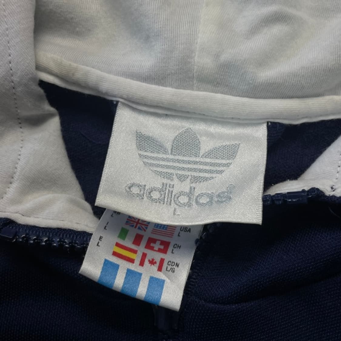 100 아디다스 올드스쿨 후드집업  상품이미지3