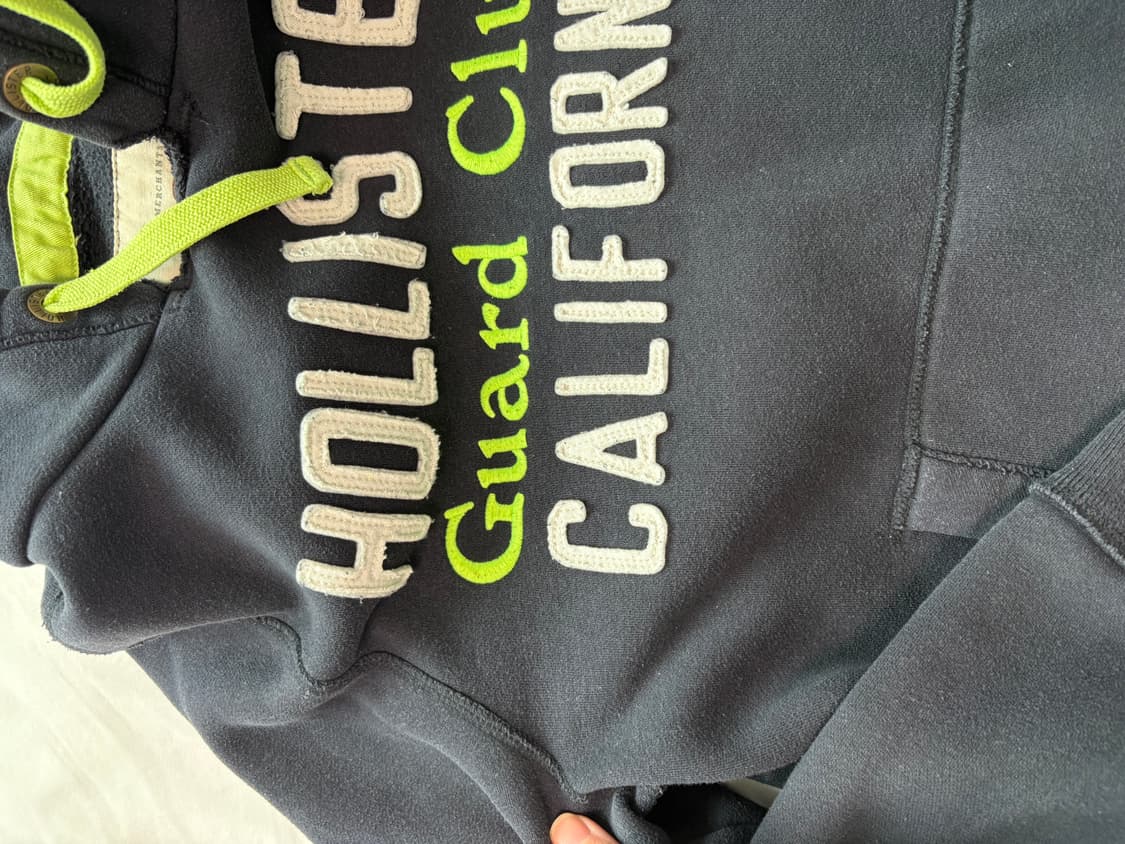 홀리스터 후드티 네이비 L 사이즈 상품이미지3