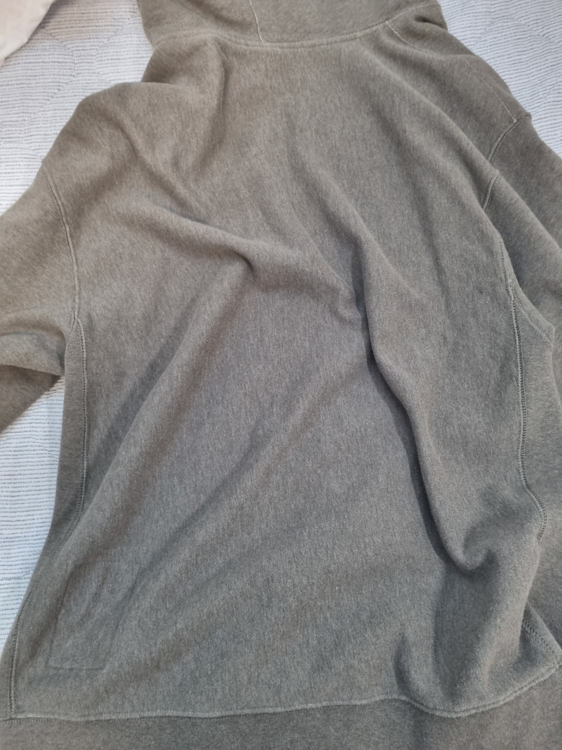 카키스 그레이 후드티 2사이즈 상품이미지4