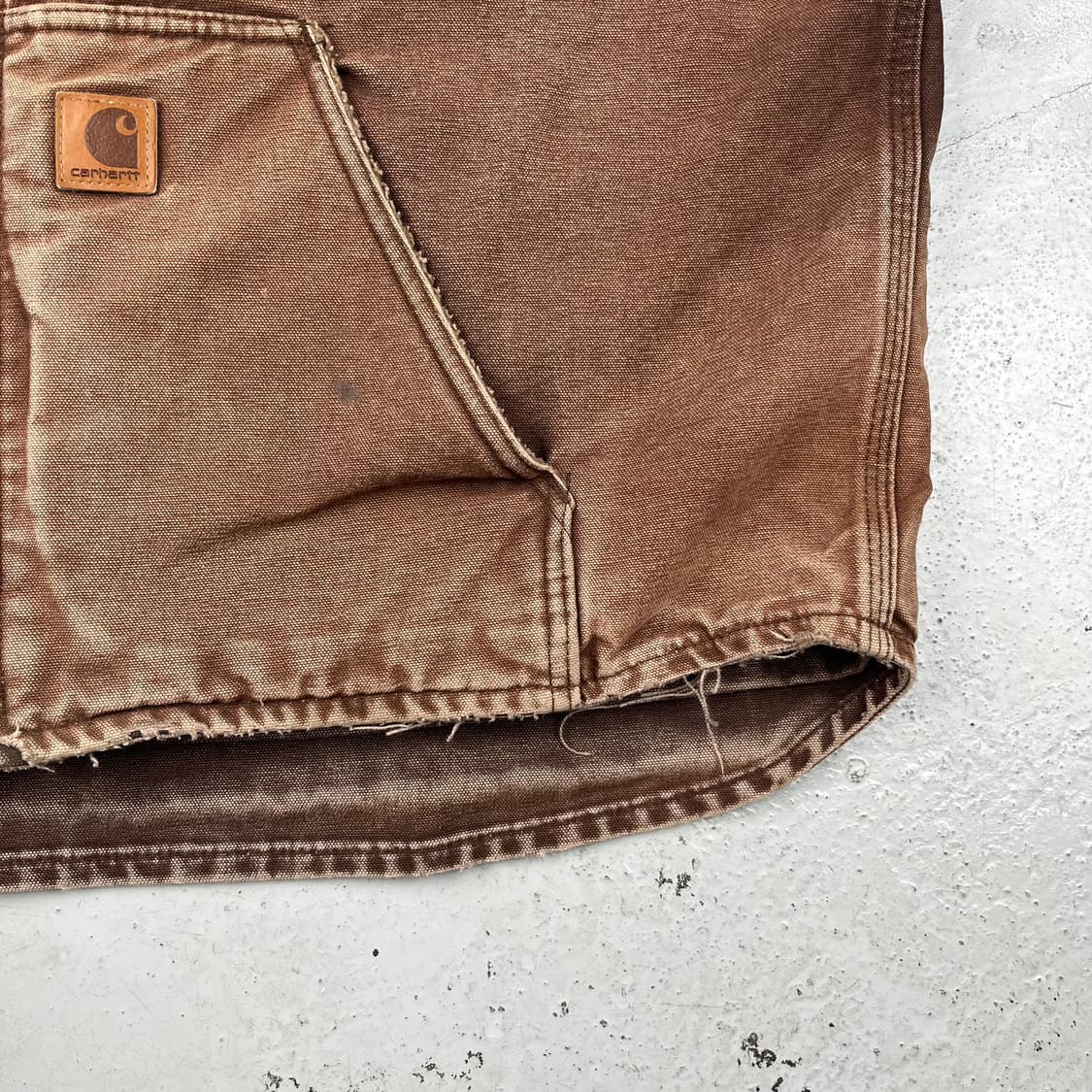 빈티지 칼하트 쉐르파 라인드 베스트 V33DKB 상품이미지9