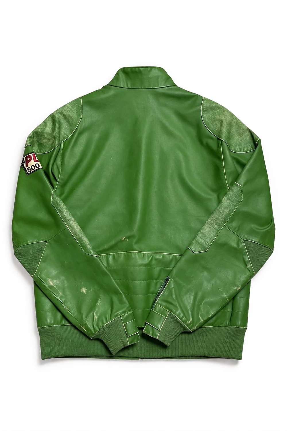 00s 독일 빈티지 y2k 푸마 500cc 8볼 레이싱 리얼 레더 자켓 상품이미지2