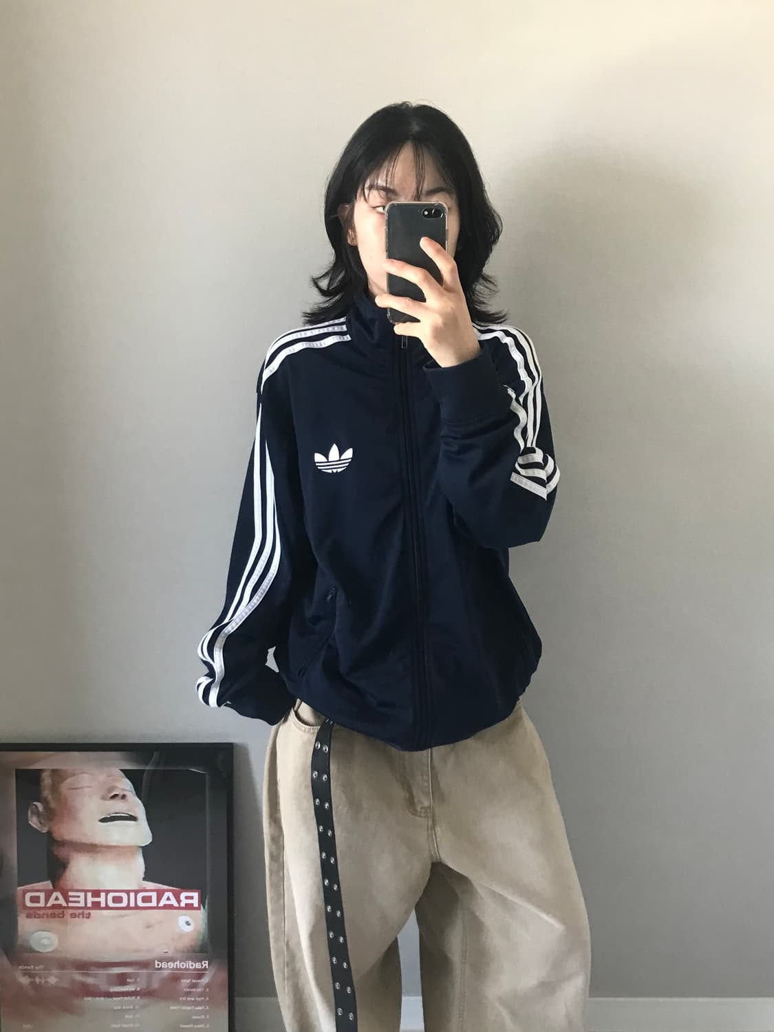 아디다스 파이어버드 네이비 트랙탑 져지 상품이미지4