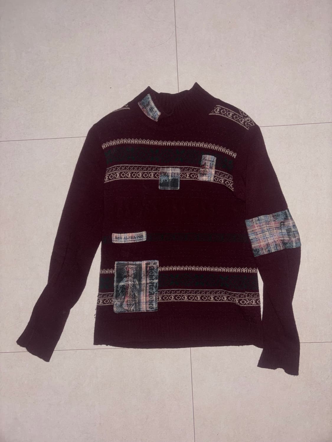 라프시몬스 2005aw 목폴라 니트 상품이미지1