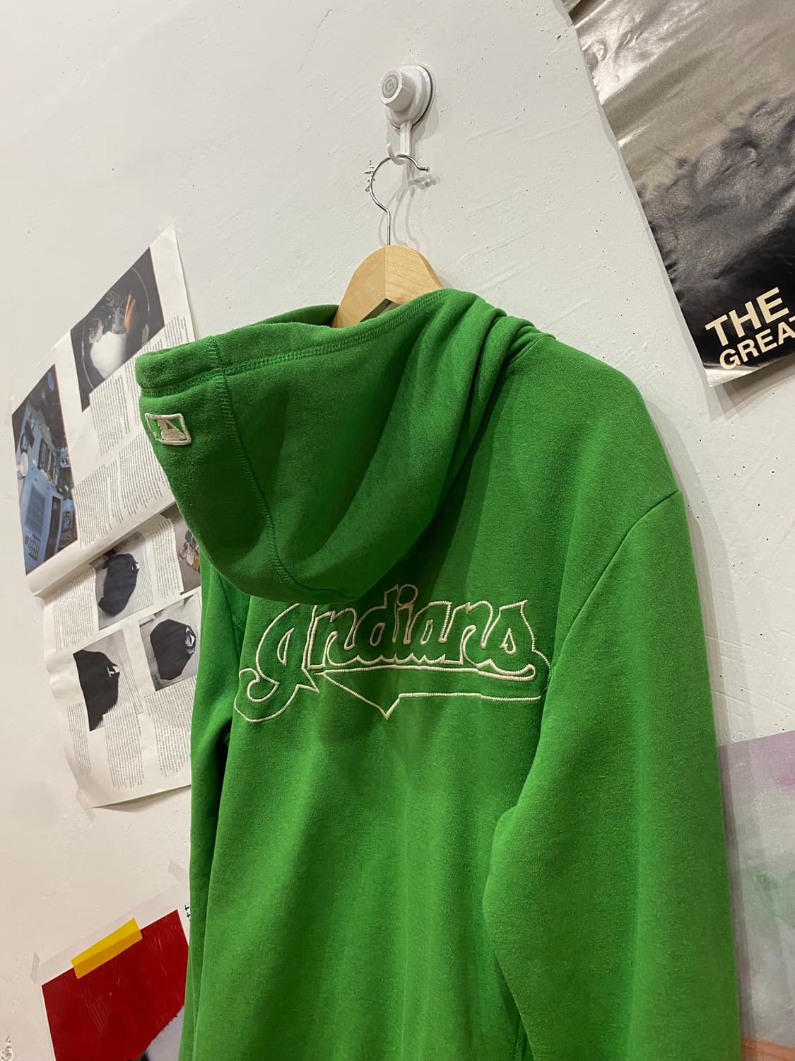 MLB 클리블랜드 인디언스 후드 그린 110 상품이미지2