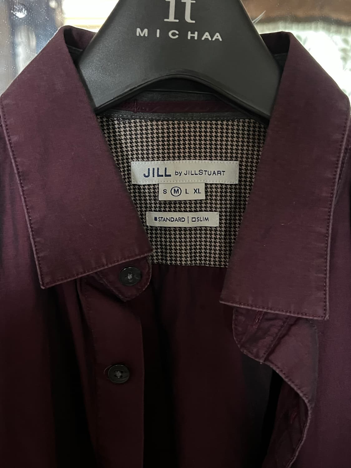 JILL by JILLSTUART 버건디 셔츠 상품이미지2