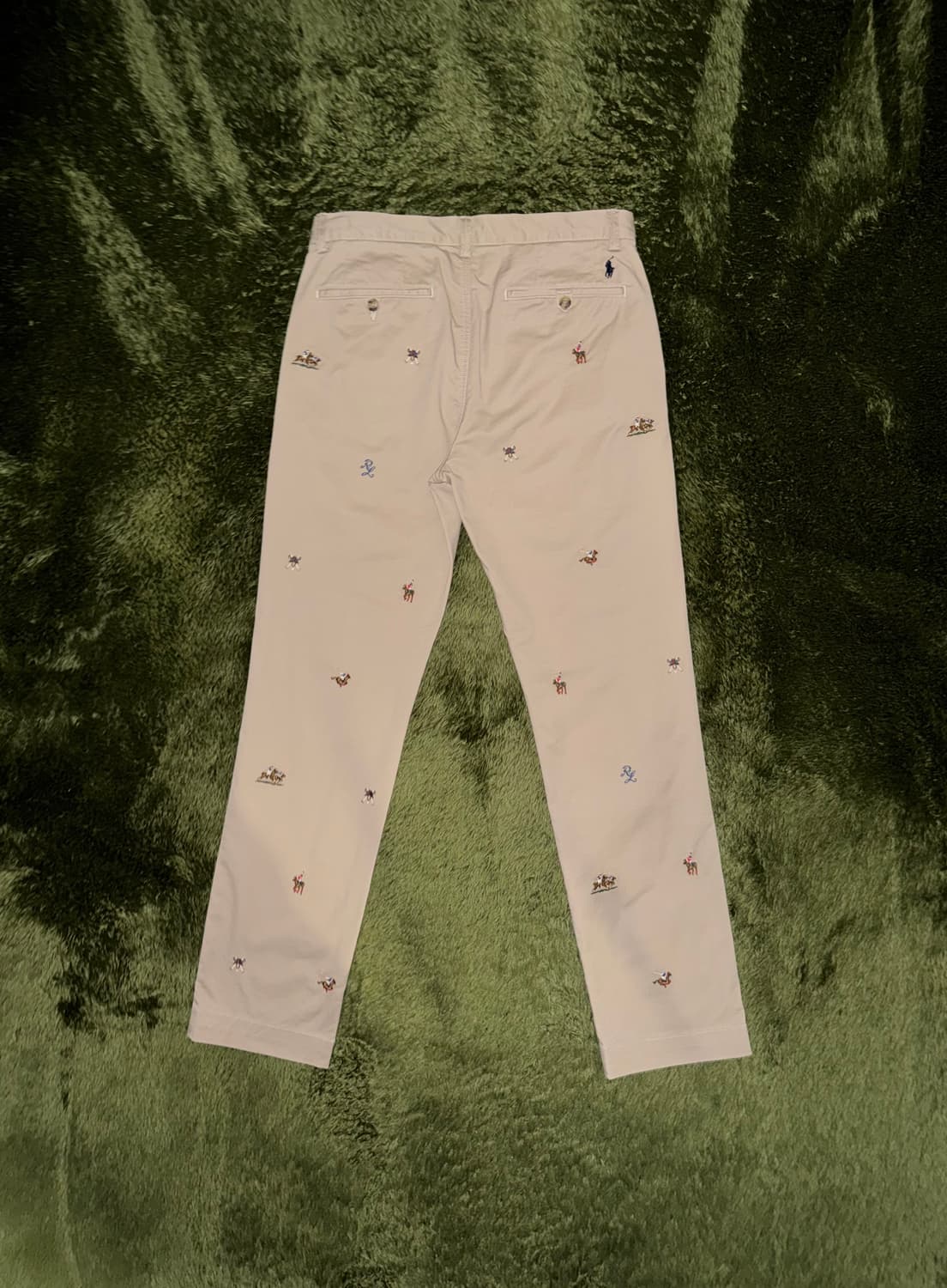 [31X32] 폴로 랄프로렌 엠브로이더리 로고 치노 팬츠 베이지 상품이미지8
