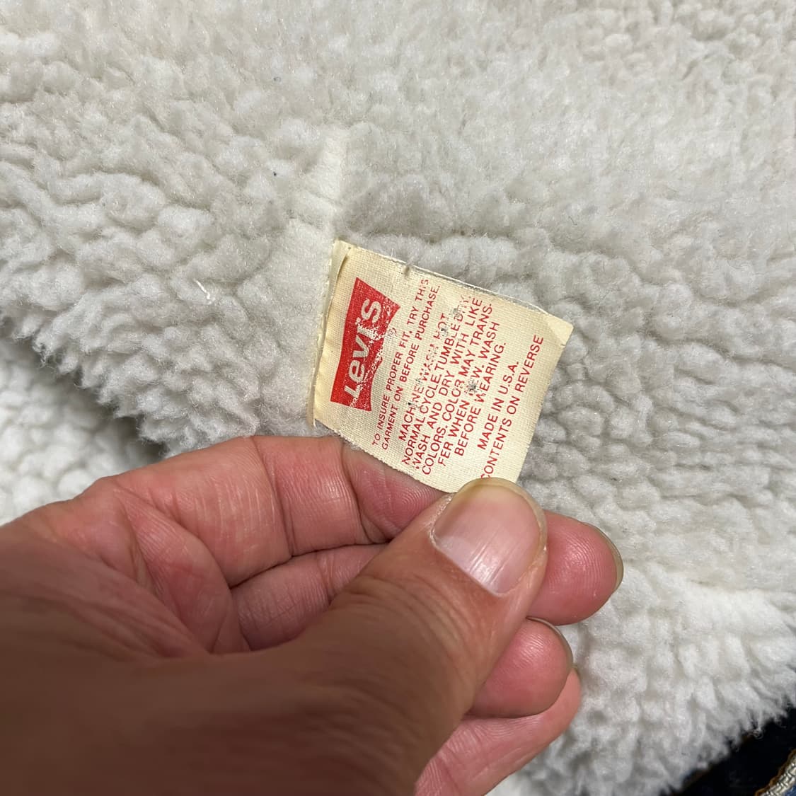 1980s vintage Levi’s Sherpa Trucker Jack 상품이미지8