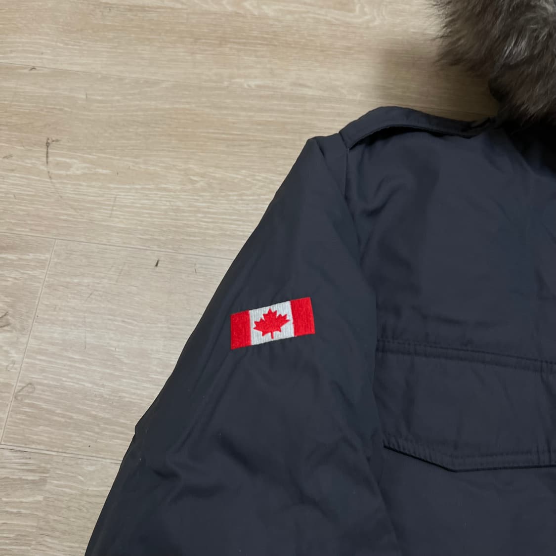 캐나다구스 덕다운 퍼후드 메이트랜드 파카 패딩 점퍼 [차콜] XL/105 상품이미지4