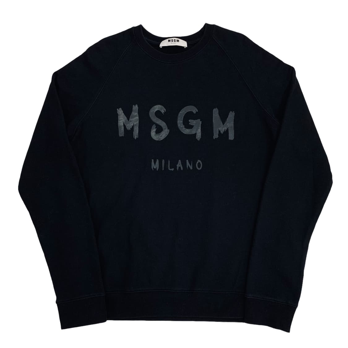 Msgm 블랙 맨투맨 상품이미지1