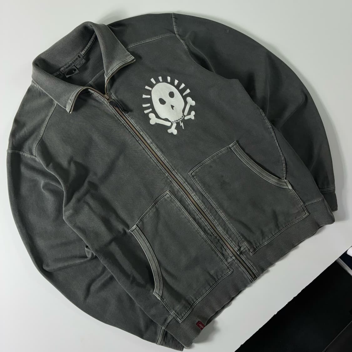 Levi's  리바이스 엔지니어드진 코튼 스컬 차콜 집업  상품이미지1